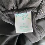 Kona Sol  Black One Piece Scalloped Swimsuit Full Coverage Summer Vacation Photo 12