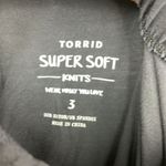 Torrid Women's Black Stretch Pull On Mini Super Soft Tiered Skirt size 3X Photo 5