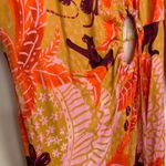 Farm Rio Jungle Panther Beige Midi Longsleeve Dress Large New with Tags Photo 7