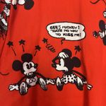 Lounge Fly  Disney Diner Dress Stitch Shoppe Mickey Minnie Comic Strip Red Pockets Photo 7
