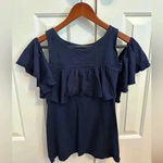 Lilly Pulitzer  Lyra top navy blue size Small Photo 1