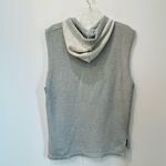 BDG  Cutoff Hoodie Sweatshirt Top small Gray Pocket Drop Armhole Distressed‎ Photo 2