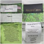 HOUSE OF SUNNY London Fields Jessie High Waisted Button Fly Straight Leg Jeans 4 Green Photo 11