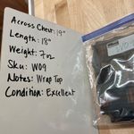 Lumière Lumiere Plaid Wrap Ruffle Collar Balloon Sleeve Blouse Green Orange Size Medium Photo 13