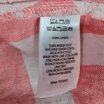 C&C California ‎ Pink Vertical Stripe Button Back Linen Tank Top XL NWT Photo 3