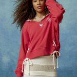BDG NWOT Urban Outfitters Hampton Lace-Up Sweatshirt Photo 2