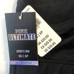 PINK - Victoria's Secret PINK Ultimate Gym Racerback Sport Bra XS Black NWT Photo 2