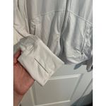 Athleta Women’s White Performance Zip-Up Jacket with Hood – Size Medium Photo 2