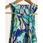 Lilly Pulitzer Achelle Pool Blue Stay Cool Print Flowy Swing Dress Size XS Photo 5