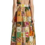$475 NWD Alemais Hattie One Shoulder Silk Blend Patchwork Midi Dress 8 Photo 2
