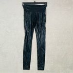 SPANXshape Faux Leather Legging Shiny Shaping Womens Size Medium Black Photo 3