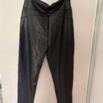 "Mía Rose black faux leather leggings (tights) Size M" Size M Photo 1