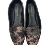 Donald J Pliner Size 8 Smoking Loafer Dendasp Metallic Brocade Slippers Flats Gray Photo 0