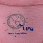 Blue Life  Pink Lightweight Round Neck Pocket Tee S Photo 3