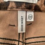 Good American Leopard Print Jeans Brown Size 28 High Rise Good Waist Photo 9