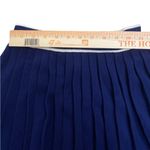 Navy Pleated tennis Prep Acrylic Sweater Mini Skirt Blue Size M Photo 2