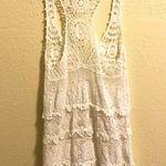 Boho Gypsy Beach Swim Cover Up White S Photo 5