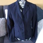 Nine West Navy Blue Blazer Jacket 6P Photo 0