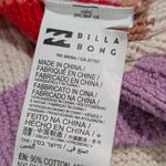 Billabong Women's Striped Sweater in Purple, Red, and Cream Photo 6