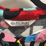 Big Dart vintage Colorful Geometric Long Sleeve Shirt Red Size undefined Photo 3