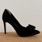 Ted Baker London Women’s Black Satin Azeline Pump Heels 37.5 Photo 6