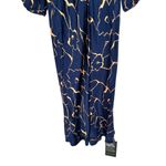 ASTR the Label size Small Navy Print Maxi Dress Abstract Floral Print Photo 5