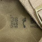 Birkenstock Arizona Womens Metallic Pink Sandals Slides Size 38N US L7 M5 Narrow Photo 3