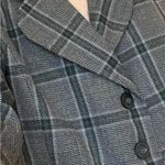 Vintage Blazer Plaid Wool Acrylic Jacket Womens fits Medium Large Grandma Size undefined Photo 9