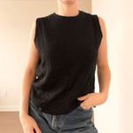 Laura Ashley Vintage  Black Tank Top Photo 1