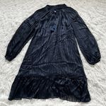 Tommy Hilfiger  Shadow glitter stripe premier fabrics dress in blue size 6 Photo 0