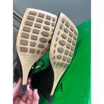 Bottega Veneta  Stretch Ankle Strap Wedge Sandal Black Womens Size 36 6 Photo 10