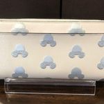 Kate Spade  x DISNEY Silver Mickey Mouse Embossed Full Zipper Continental Wallet Photo 1