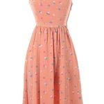 Modcloth Peaches & Cream Birthday Ice Cream Print Sleeveless Dress Size XXS Photo 0
