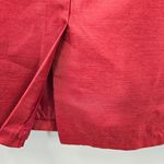 Red Midi Pencil Executive Party Christmas Holiday Zip Skirt Plus 16W Photo 4