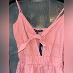 One Clothing  Pink Cotton Summer Romper Spaghetti Strap Casual Playsuit‎ E14 Photo 4