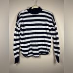 Madewell  Ashbury Kelsey Stripe Mock Neck Sweater Merino Wool Alpaca Blend Photo 7