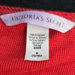 Victoria's Secret Victoria’s Secret Waffle Knit Long Sleeve Plaid Pajama Set Red Medium Photo 1