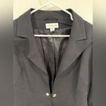 Karl Lagerfeld  x H&M Black Wool Blazer Chain Button Women’s Size 8 EUC Photo 4