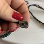 Victoria Emerson GOLD & BLACK BEADS WITH BLACK LEATHER WRAP BRACELET Photo 5