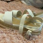 A New Day Trendy White Platform Sandals Photo 0