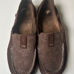 Ariat cruiser slip-on shoes in brown floral embossed Photo 0