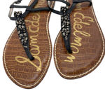 Sam Edelman  Gwyneth Leather T Strap Studded Sandals Photo 2