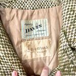 Vintage DAVIS OF BOSTON LAZAROUS Pea Coat Women Green Woven Double Breasted Size M Photo 2