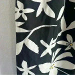 Luukse Tropical‎ Hawaiian Maxi Open Side Tassels Skirt Size Large Black Photo 5