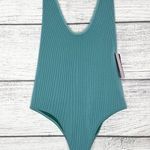 Wild Fable NWT Teal Blue Seamless Halter Bodysuit Top Size XXL Photo 1