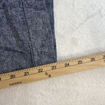 Terra & Sky  0X 14W Pants Linen Blend Cropped Wide Leg Culottes Blue Pull On Photo 12