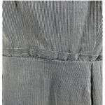 J. CREW FACTORY Gray Grey Career Short Cap Sleeve Stripe Cotton Silk Dress 14 Photo 3
