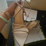 Forever 21 Tan Strappy Heels Photo 1
