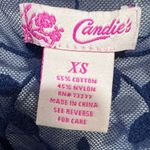 Candie's New Britney Spears  Collection XS Navy Lace Tank Photo 3