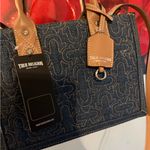 True Religion  TNFB0110 Dark Denim Quilted Handbag Purse Shoulder Strap NWT Photo 1